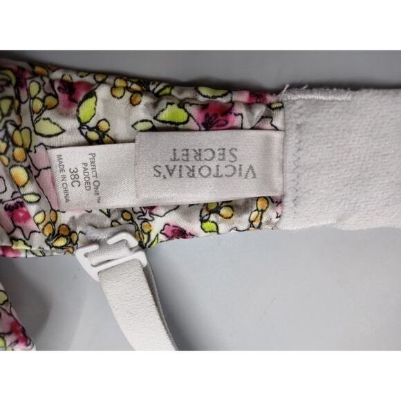 Victoria’s Secret Bra Perfect Shape Floral 38C Push Up - Picture 4 of 4